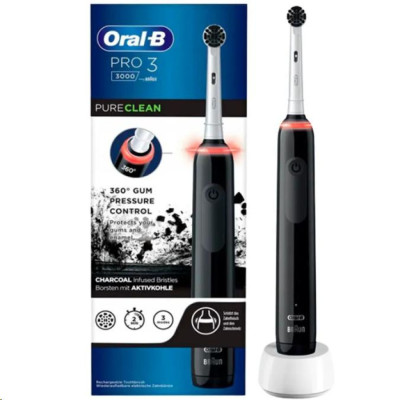 Зубна щітка Braun Oral-B PRO3 3000 D505.513.3 Pure Clean black
