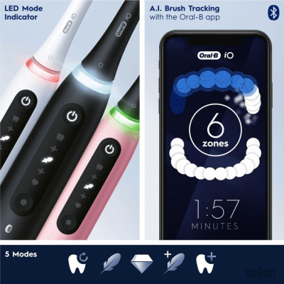 Зубна щітка Braun Oral-B Series 5N iOG5.1B6.2DK Blush Pink