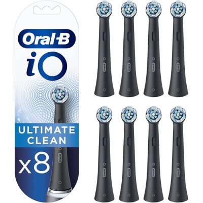 
                            Насадка для електричної зубної щітки BRAUN Oral-B iO RB CBF-4 Ultimate Clean Чорні (8)
                                                    