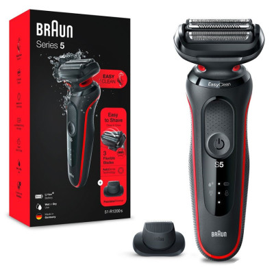 Електробритва Braun Series 5 51-R1200s BLACK/RED