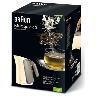 Електрочайник Braun WK 300 Cream