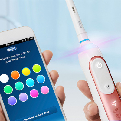 Зубна щітка Braun Oral-B Genius X/D706.515.6X 20000N Rose/Gold