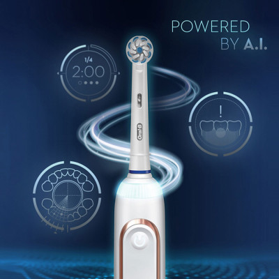 Зубна щітка Braun Oral-B Genius X/D706.515.6X 20000N Rose/Gold