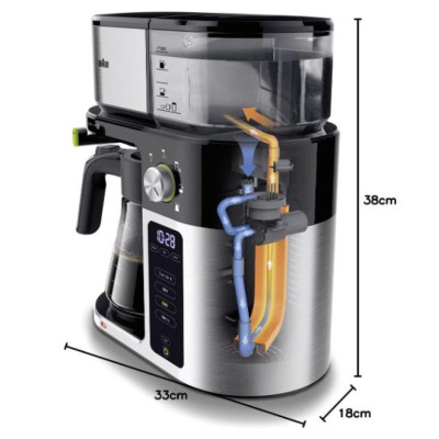 Кавоварка крапельна Braun KF 9170 SI