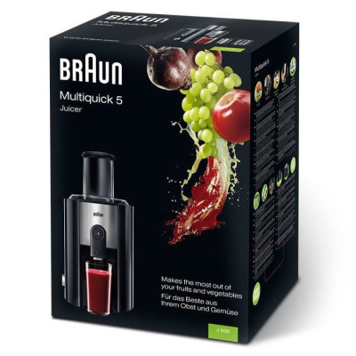 Соковитискач Braun J 500 Black