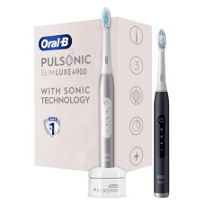 Зубна щітка Braun Oral-B 4900 S411.526.3H Pulsonic Slim Luxe RoseGold + MatteBlack (2)