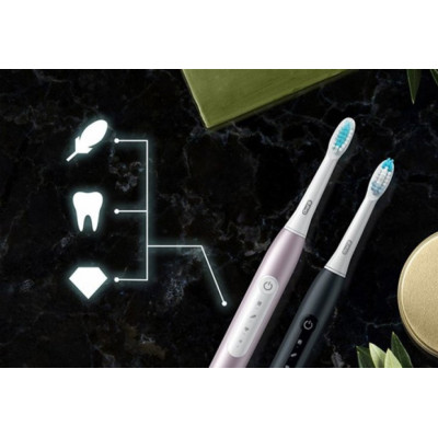 Зубна щітка Braun Oral-B 4900 S411.526.3H Pulsonic Slim Luxe RoseGold + MatteBlack (2)
