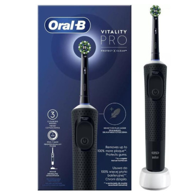 Зубна Braun BRAUN Oral-B Vitality D103.413.3 PRO Protect X Clean Cross Action EB50BRB Black