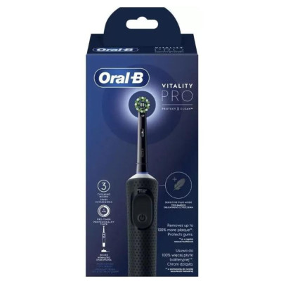 Зубна Braun BRAUN Oral-B Vitality D103.413.3 PRO Protect X Clean Cross Action EB50BRB Black