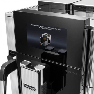 Кофемашина DeLonghi EPAM 960.75 GLM Maestosa – воплощение инноваций в приготовлении кофе.