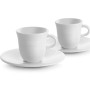 Набір чашок з блюдцем Delonghi DLSC308 Espresso