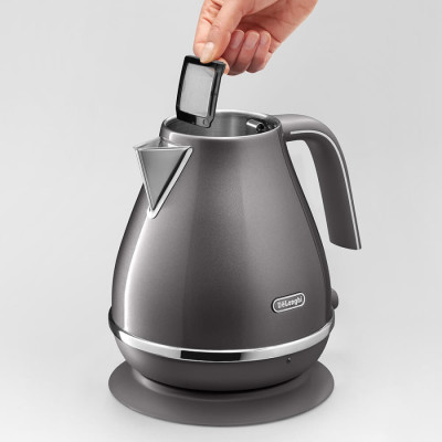 Электрочайник DeLonghi Icona Metallics KBOT 2001 GY