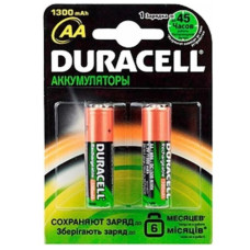 Акумулятори Duracell Recharge  AA 1300 мА·г. 2 шт (5000394039186)