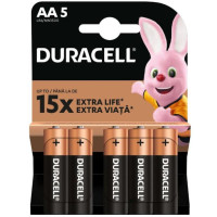 Батарейки Duracell AA (LR06) MN1500. 5 шт (5000394160651)