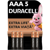 Батарейки Duracell AAA (LR03) MN2400. 5 шт (5000394160682)