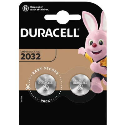Батарейки Duracell 2032 3V (DL2032/CR2032) тип «монета». 2 шт. (5000394054967)