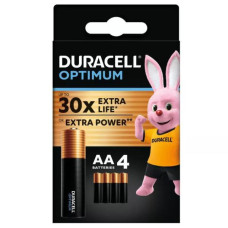 Батарейки Duracell Optimum AA (LR06). 4 шт. (5000394158696)