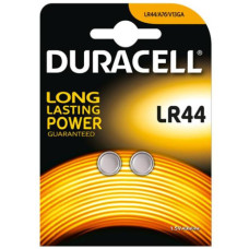 Батарейки Duracell LR44 1.5V (76A / A76 / V13GA) тип «монета». 2 шт (5000394504424)
