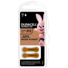 Батарейки для слухових апаратів Duracell Hearing Aid 312. 6 шт (96091463)
