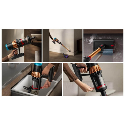 
Пилосос бездротовий Dyson V16 Piston Animal Submarine Black/Copper (492969-01)
