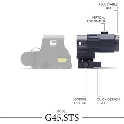 Увеличитель EOTech G45 Blk 5х с креплением STS (G45.STS)