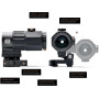 Збільшувач EOTech G45 Blk 3х w/STS Mount (G45.STS)