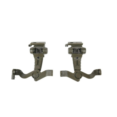 Кріплення адаптер чебурашка EARMOR M16A-FG (олива) для навушників M31Plus/M32Plus на рейки ARC