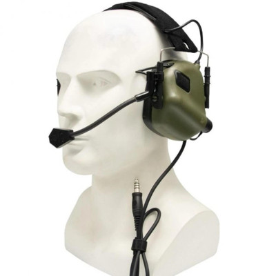 Активні захисні навушники Earmor M32 MOD4 (FG) Olive