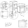 Духова шафа електрична Electrolux EOF5F50BV