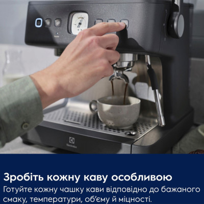 Кофеварка эспрессо ELECTROLUX E8EC1-8BP