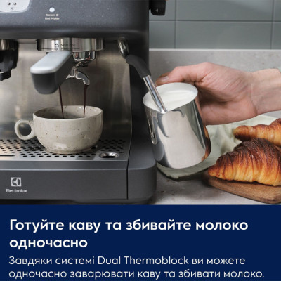 Кофеварка эспрессо ELECTROLUX E8EC1-8BP