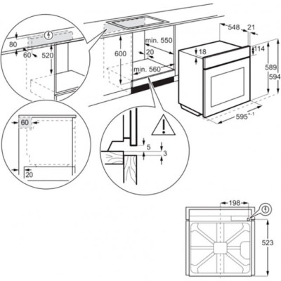 Духова шафа електрична Elecrolux SteamBake PRO 600 OED5H70X