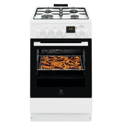 Плита комбінована Electrolux SteamBake LKK560203W