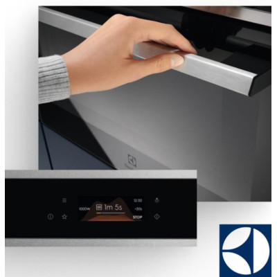 Духова шафа електрична Electrolux Solo Microwave and Grill FLEX 600 EVM8E08X