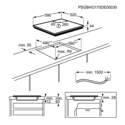 Варильна поверхня індукційна Electrolux CIR60430CB
