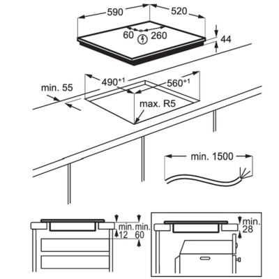 Варильна поверхня індукційна Electrolux LIV63431BK