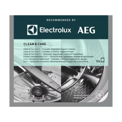 
                            Набір для чищення пральних та посудомийних машин 3 в 1 (12 шт) ELECTROLUX M2GCP121
                                                    