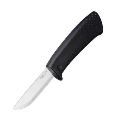 Ніж будівельний загального призначення з точилом Fiskars (1023617)