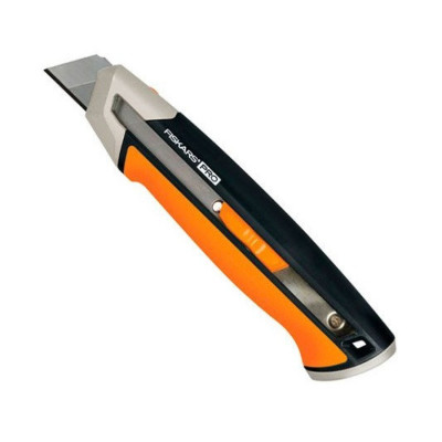 Нож с выдвижным лезвием Fiskars Pro CarbonMax 18 мм (1027227)