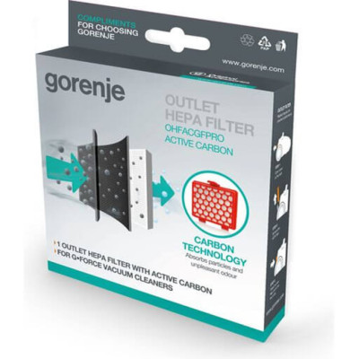 Фільтр пилососа GORENJE OHFACGFPRO вугільний