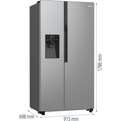 Холодильник Side-by-Side Gorenje NRR9185ESXL