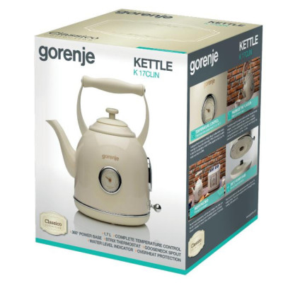 Електрочайник Gorenje K 17 CLIN