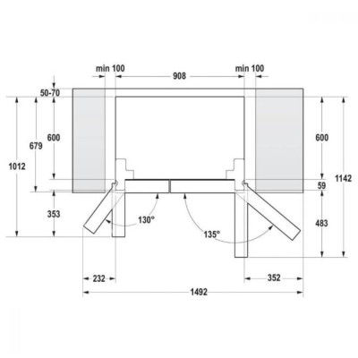 Холодильник Side-by-Side Gorenje NRS 9 EVX