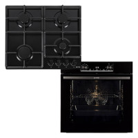 Комплект Дух.шкаф + Вар.поверхность газ. GORENJE BO6735E02BK+G641EB