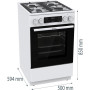 Плита комбінована Gorenje  GKS5C73WF