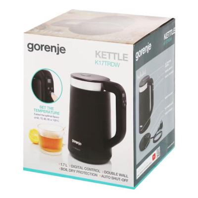 Електрочайник Gorenje K 17 TRDW