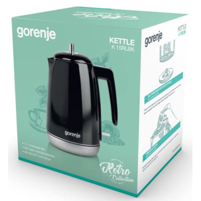 Електрочайник GORENJE K 15 RLBK