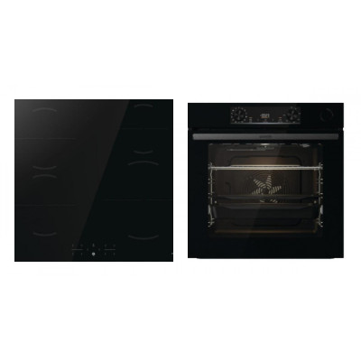 Комплект: варильна поверхня індукційна + духова шафа Gorenje BOS6737E06BG/GI6401BSC