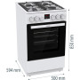 Плита газова Gorenje GGI5C21WF-B