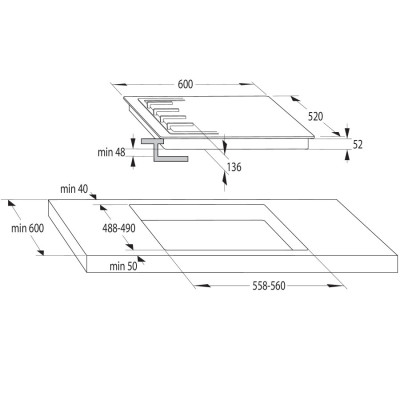 Варильна поверхня Gorenje GTW641EB